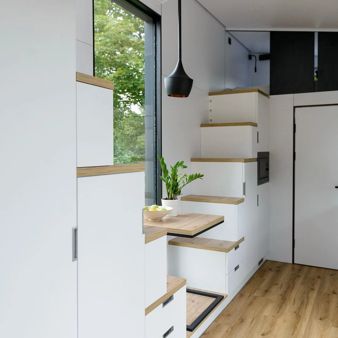 Tiny House, Container Haus, Modulhaus, Minihaus, 21,78 m² , zweistöckiges  - Modell D