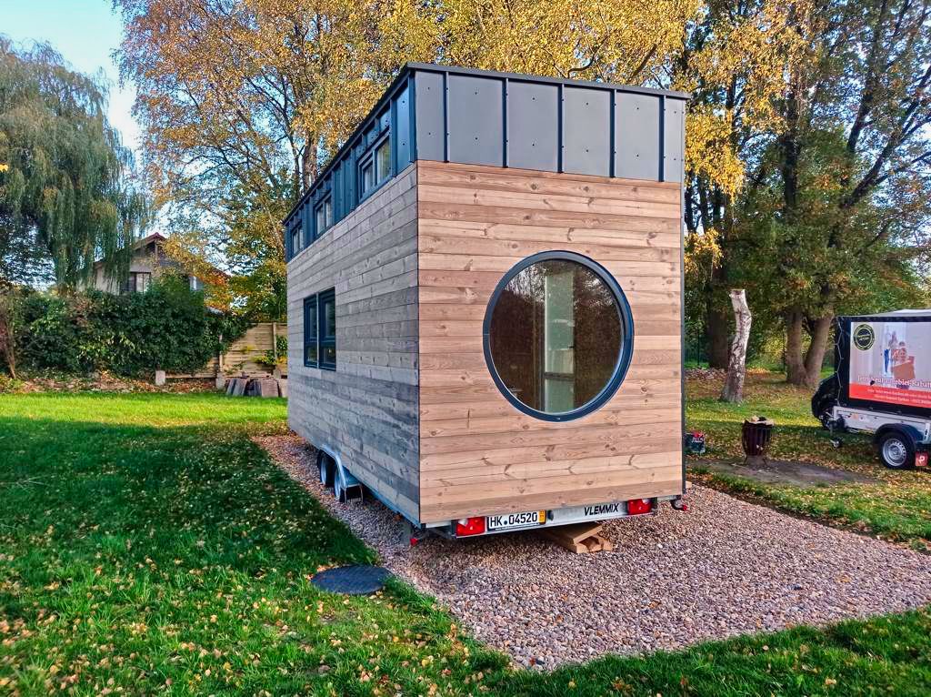 Kompaktes Tiny House kaufen Ganzjährig bewohnbares Minihaus Modell 0